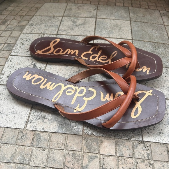 Sam Edelman Abbey Brown Women's Sandals sz 6.5 nwob - Picture 1 of 3